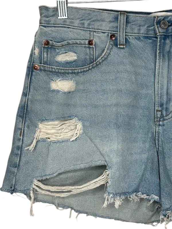 Abercrombie & Fitch Boyfriend Denim Short Mid Rise Size 30 / 10 - Image 4