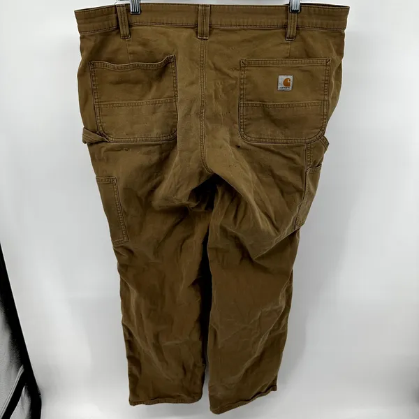 Carhartt Rugged Flex Original Fit Crawford Pants Straight Canvas Khaki Tan 16T - Image 7
