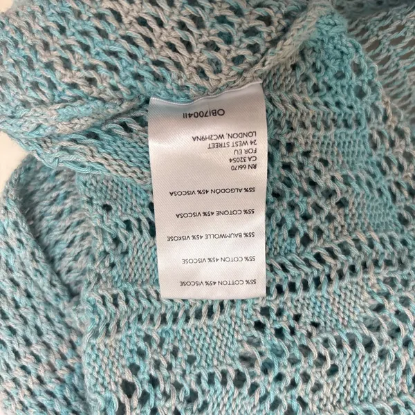 Urban Outfitters Open Knit Flyaway Cardigan XS‎ Boho Y2K Fairycore Crochet - Image 9