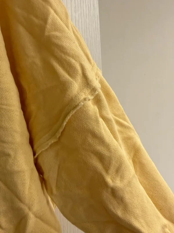 Aerie Butter Yellow Smiley® Total Optimist Down-To-Earth Crew Sweatshirt - M - Image 5