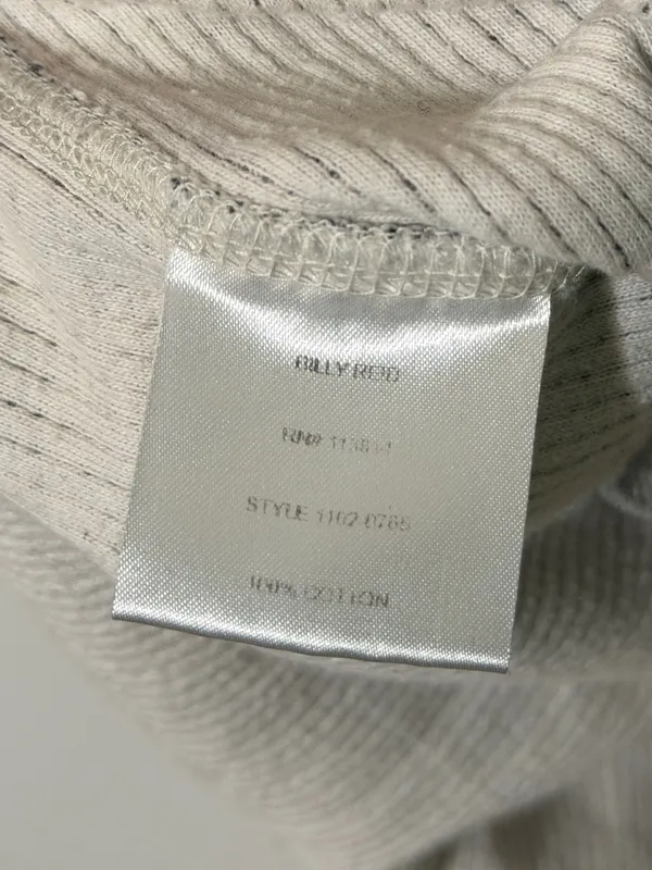 Billy Reid Women’s Cotton Knit Dress Size Large Gray Waffle Texture - Image 10