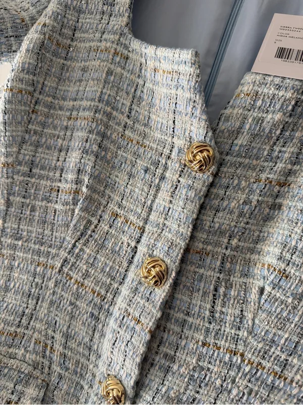Generation‎ Love NEW!! Blue Sierra Tweed Dress - Image 10