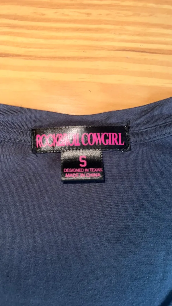 Rock & roll cowgirl shirt blouse change Small - Image 2