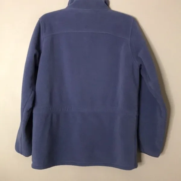 L.L. bean fleece zip up fall winter jacket with synch waist size medium - Image 10