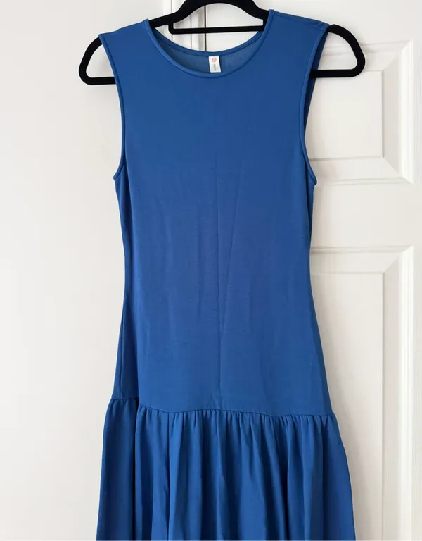 Anthropologie Daily Practice Sleeveless Drop Waist Maxi Dress, Size S - Image 7