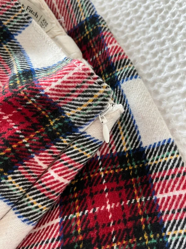 Mini Plaid Skirt - Image 3