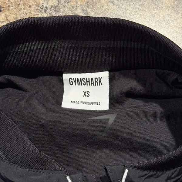 Gymshark Womens Jacket Retake Woven Full Zip Sleeves Oversize Black Size XS FM - Image 4