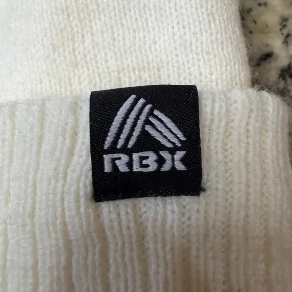RBX Women's Off White Knit Beanie - Image 2