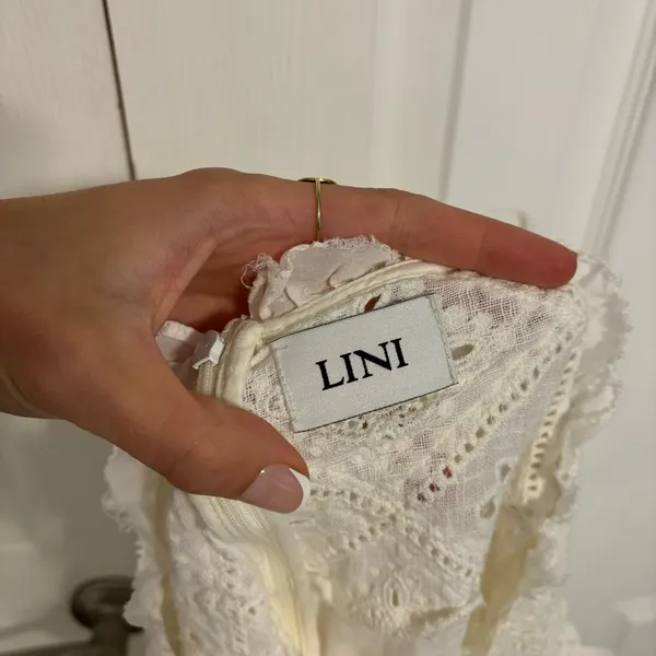 LINI White Eyelet Dress - Image 7