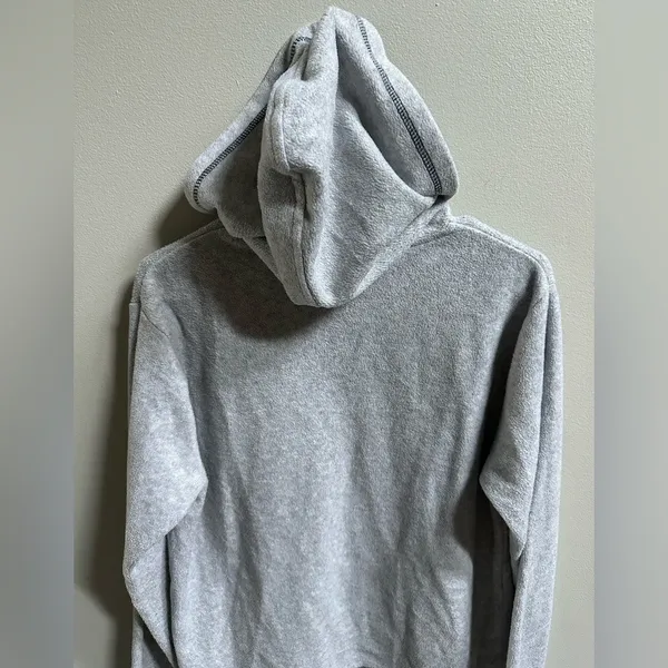Disney Vtg Y2K Tigger "Mr.Splendiferous" Fleece Embroidered Hoodie Grey/Blue Women's M‎ - Image 12