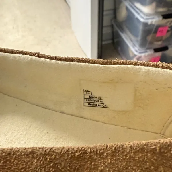UGG Kammi Suede Slip On Flat Shoe Chestnut 7.5 - Image 5