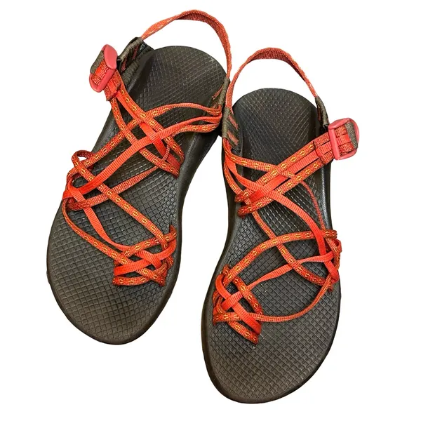 Chaco Z/Cloud X2 Sandals – W8 Orange/Red - Image 10