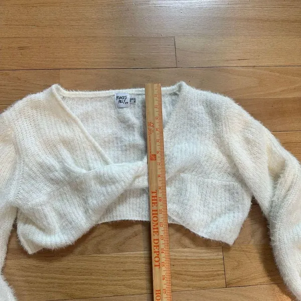 Princess Polly THE‎ HENRIK CROPPED SWEATER White - Image 5