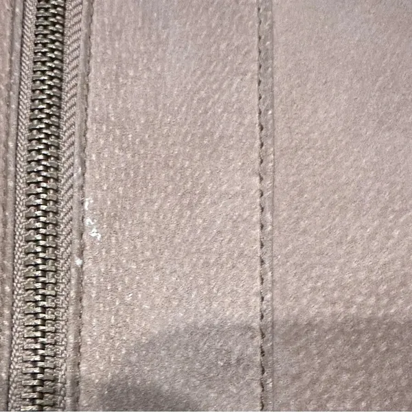 St.‎ John’s Bay Genuine Leather Suede Jacket Lined with Faux Fur Size Medium - Image 8