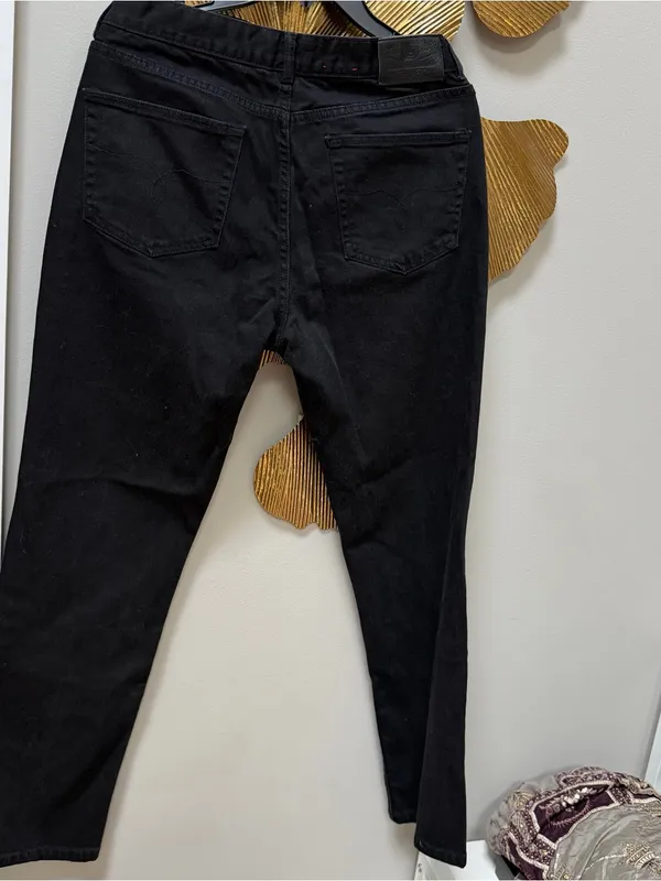 Ralph Lauren women jeans black size 8 5 pocket modern slim - Image 5