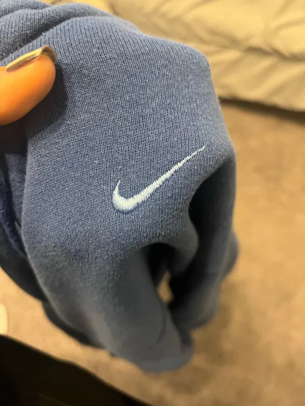 vintage nike embroidered hoodie - Image 2