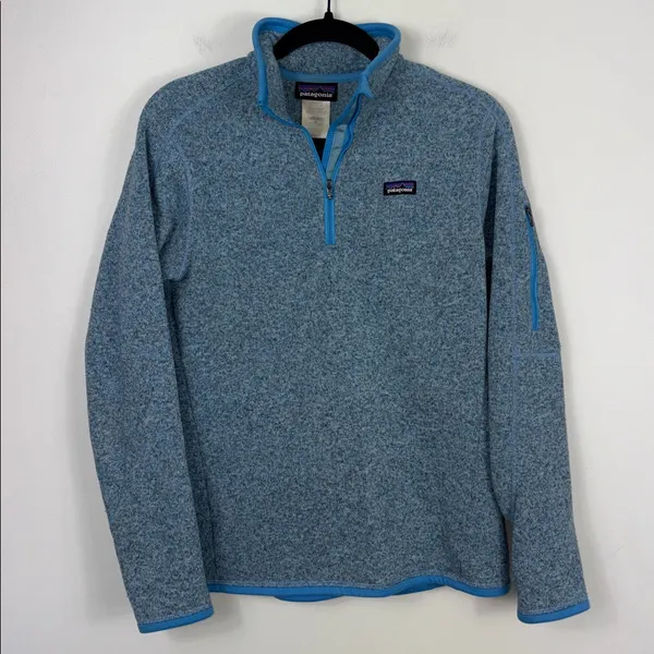 Patagonia Better Sweater Dusk Blue Women’s Size Medium Quarter Zip Fleece - Image 2