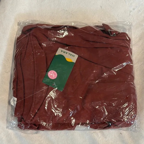 NWT HALARA High Waisted Decorative Buckle Split 2-in-1 Maxi Casual Skirt - Image 8