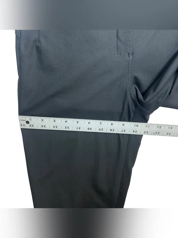 Lululemon City Sleek 5 Pocket Wide Leg Crop Pants Black Size 25 - Image 8