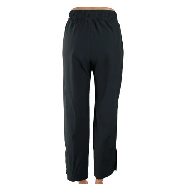 Abercrombie & Fitch Women's Black High Rise Pull On Wide Leg Trousers Pants XXS - Image 3