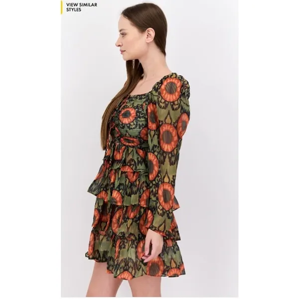 Beulah‎ Women Tiered Dress Size XS New with Tags - Image 4