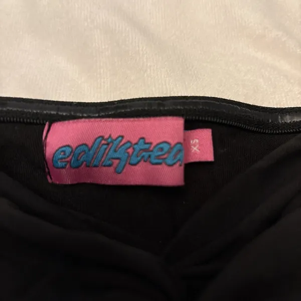 Edikted Milan Black Split Tube Top - Image 2