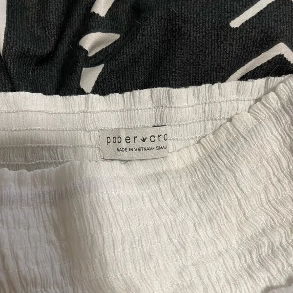 PAPER CRANE White Linen Straight Leg Pants Beach Casual Dressy Women’s S NWOT - Image 4