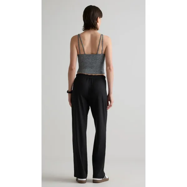 Quince Women's Flow Knit Wide Leg Pants in Black Size Large - Image 2