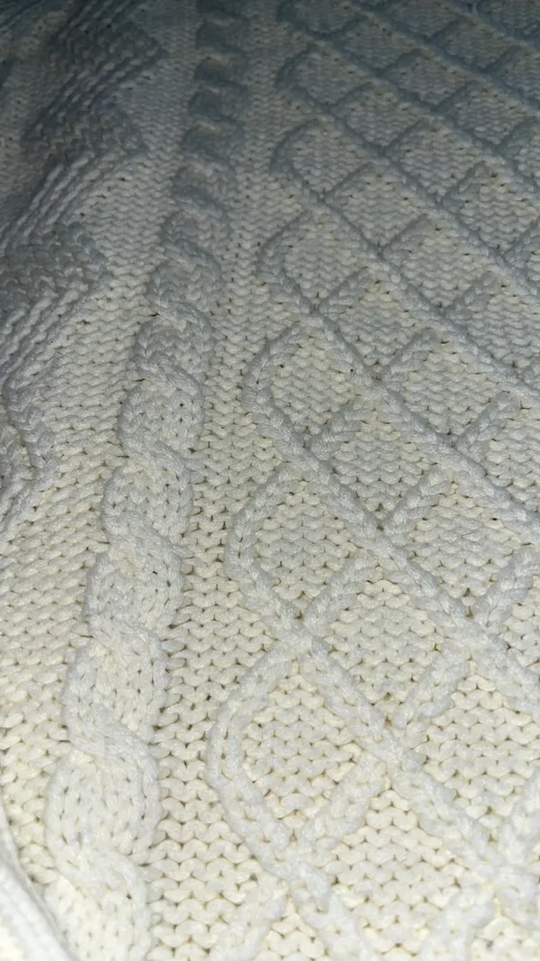 Cream Sweater Tan Size M - Image 2