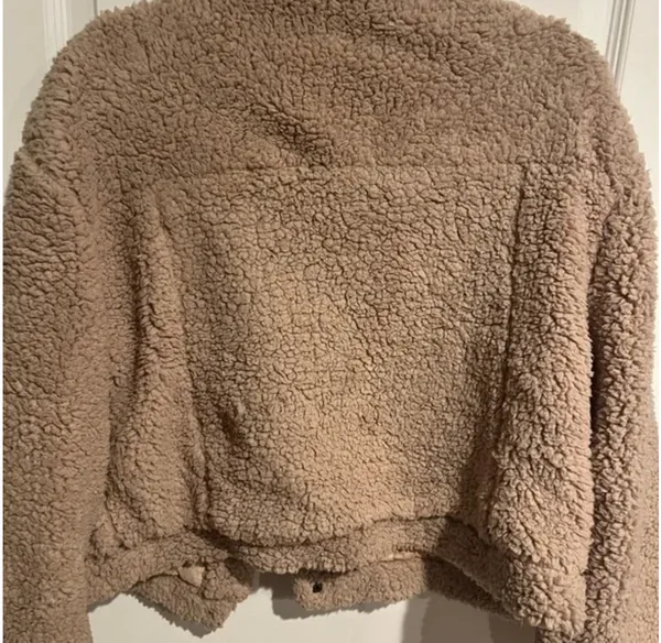 Woman’s Brown Teddy jacket  - Image 6