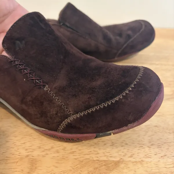 MERRELL Size 8.5 Bisect Coffee‎ Bean Brown Slip On Shoes J76020 Footwear Natural - Image 3