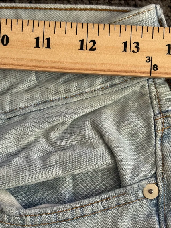 Madewell The perfect vintage Jean Sz 26 high rise light wash Straight-Leg Jeans - Image 9