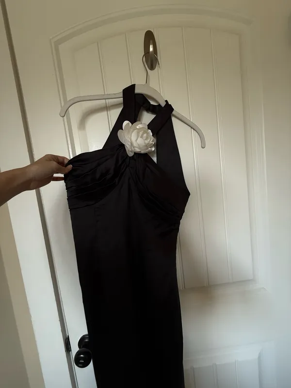 Meshki Dylan Rose Halter Maxi Dress - Image 5