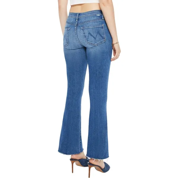 MOTHER Denim 25 The Weekender Fray Flare Jeans in On Ocean Boulevard - Image 2