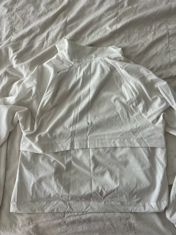 MP Apparel cropped windbreaker White - Image 2