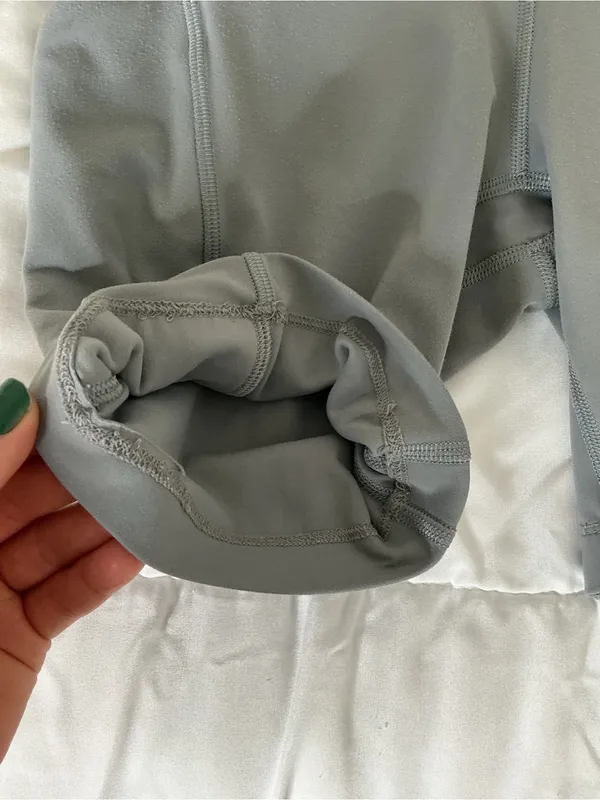 Lululemon Align High Rise Short with Pockets grey 4 - Image 6