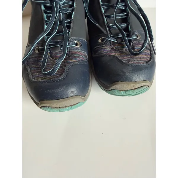 Kuru‎ Kruzr II Womens 6.5 Navy Blue Leather Hiking Sneakers Trail Shoes 20080665 - Image 12