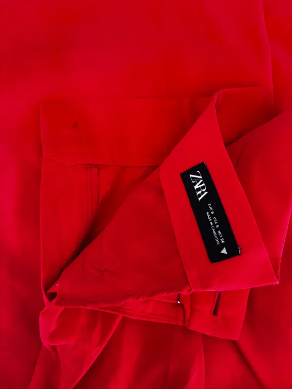 Red Zara pants - Image 2