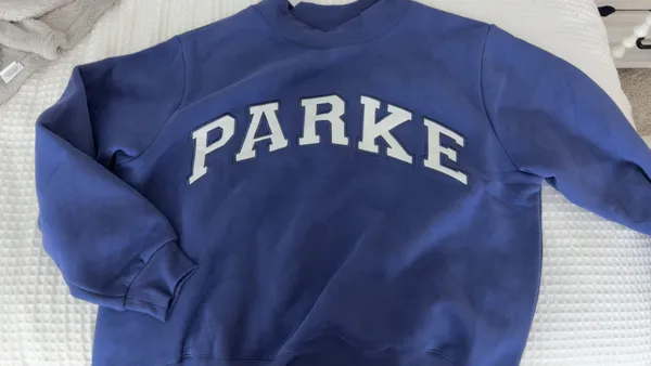 Crown Blue + White Parke Mockneck L/XL Brand New, Never Worn or Washed !! - Image 3