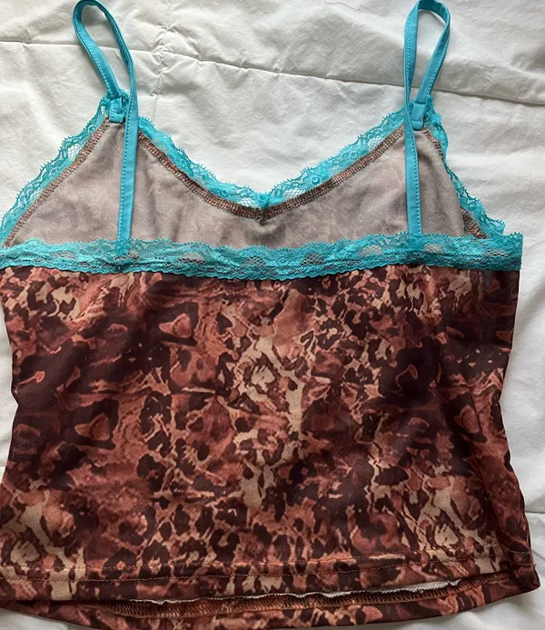 Amazon Leopard print tank cropped top - Image 2