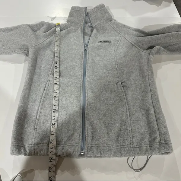 Columbia Benton Springs Gray Long Sleeve Full Zip Jacket Size‎ M - Image 9