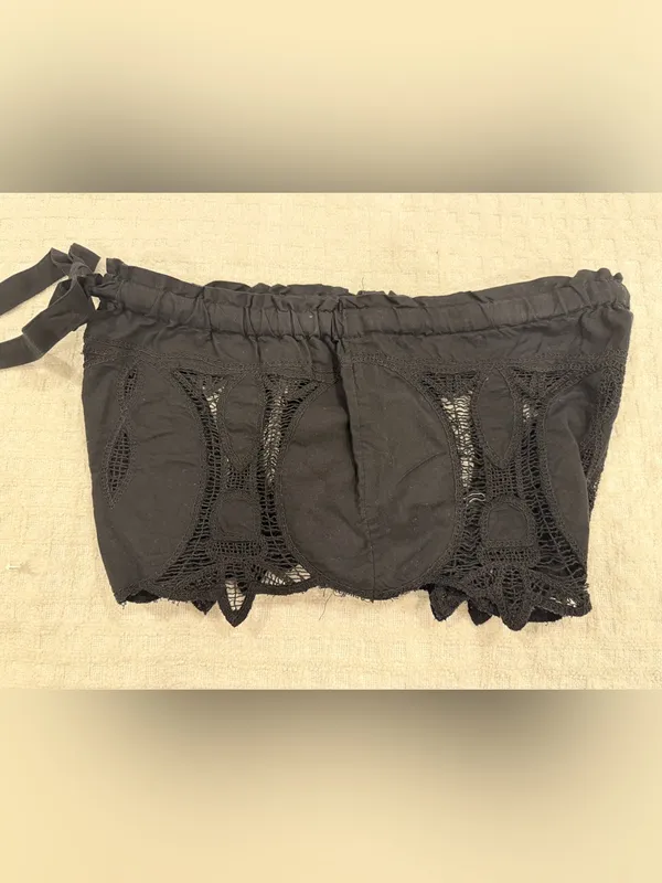 The Free People Intimately Brittany Micro Shorts size Large in Black - NWOT! - Image 6