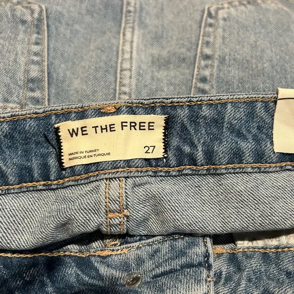 Free People We The Free Wynne Denim Skirt - Light Indigo - Image 6