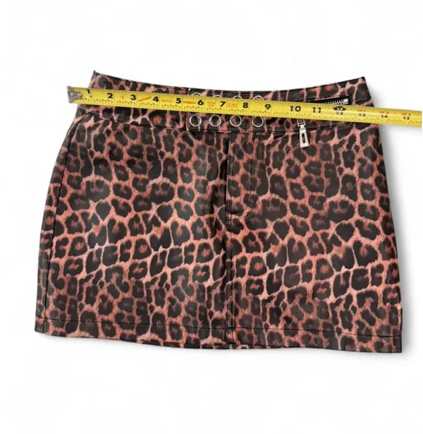 I.AM.GIA Reika Mini Skirt Cheetah Print XXS - Image 6