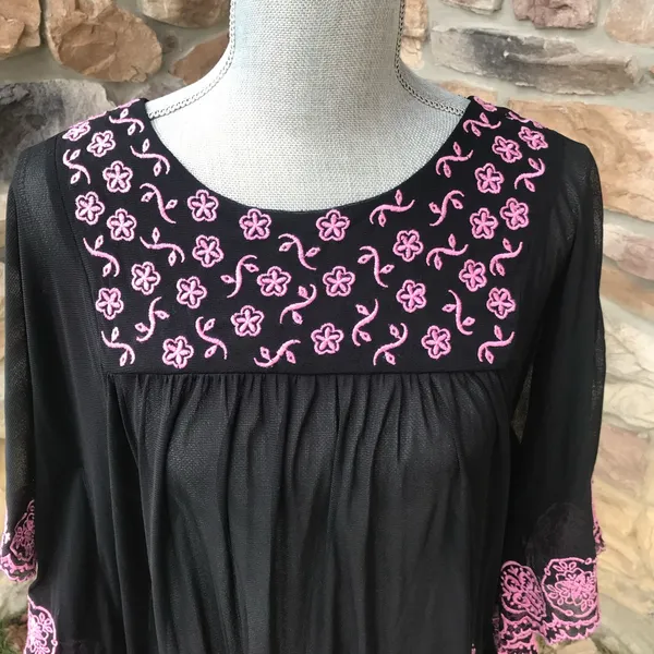 INC Embroidered Top - Image 2