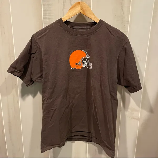 Reebok Cleveland Browns football t-shirt Hillis #40 sports nostalgia - Image 6