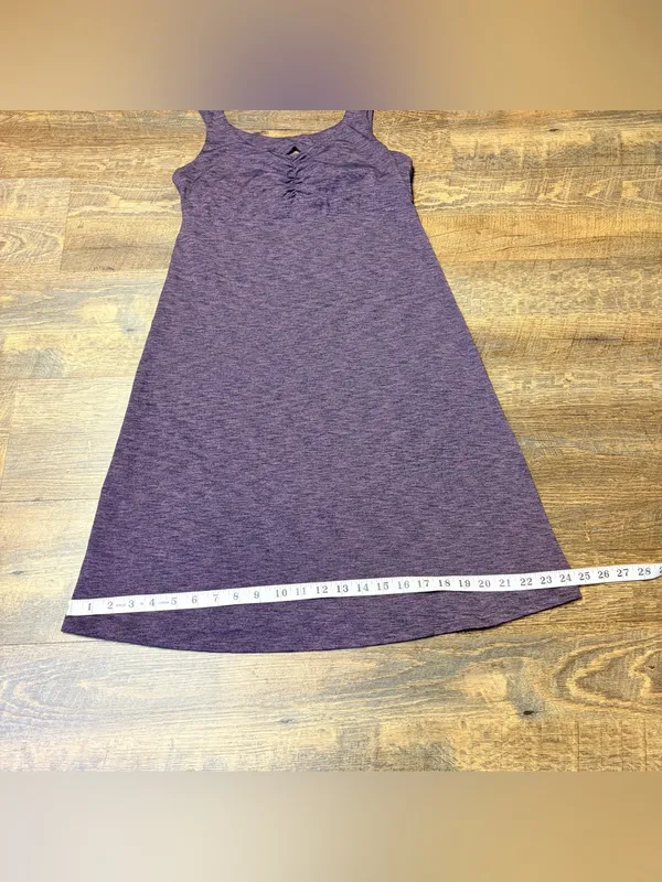 Kuhl Mova Aktiv Athletic Dress Womens Medium Heathered Purple Built-In Shelf Bra - Image 4