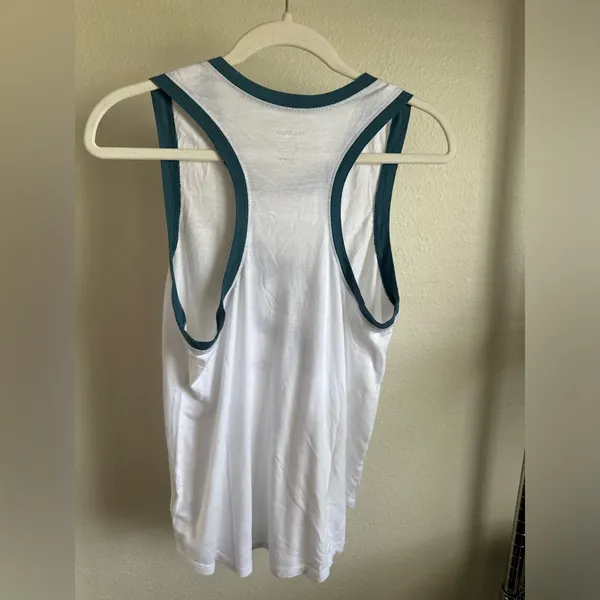 Peloton White and Blue Tank Top - Image 2