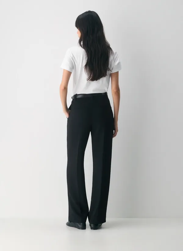 Black Aritzia Effortless Pants - Image 4