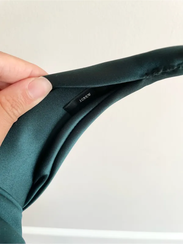 J.crew Green Satin Knotted Headband Blair Waldorf Gossip Girl Holiday - Image 4